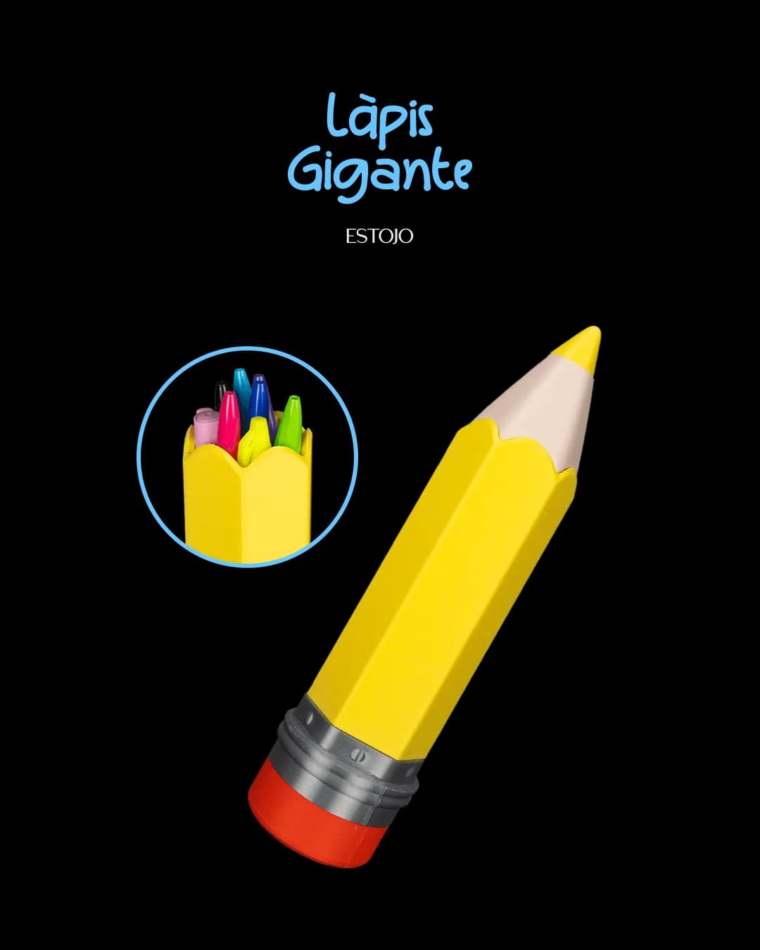 Lápis Gigante - Estojo